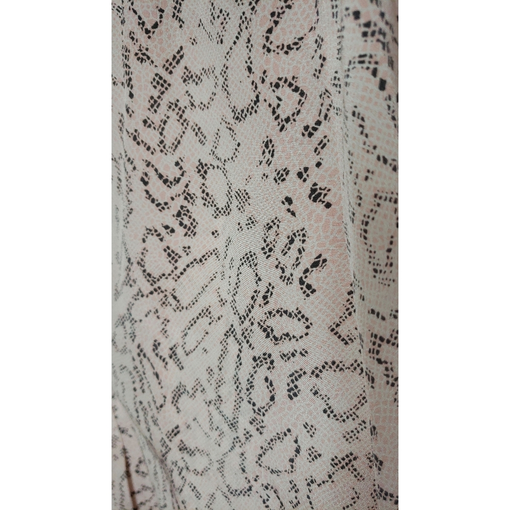 Joie Peterson B Pink Silk Snake Skin Print Top XS - Picture 4 of 8